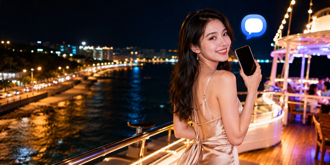 Người chơi casino di động trên bãi biển Phan Thiết vào buổi chiều tà